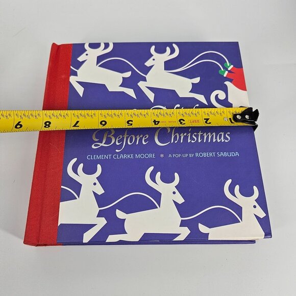 The Night Before Christmas Pop-Up Book Robert Sabuda First Edition Hardcover - Picture 10 of 11